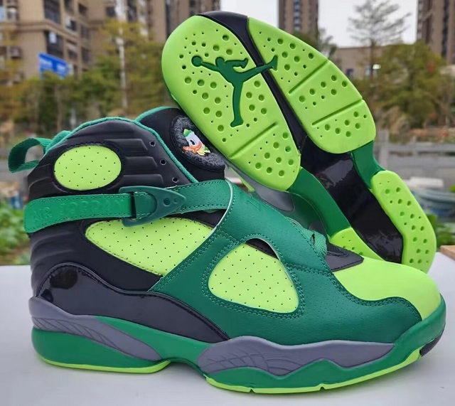 Air Jordan 8 Retro VIII University Of Oregon Green